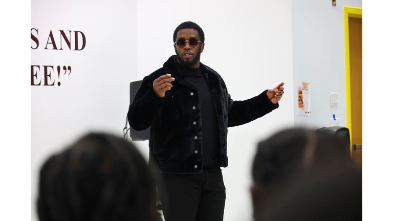 Sean “Diddy” Combs Surprises Students at His Capital Preparatory School in the Bronx