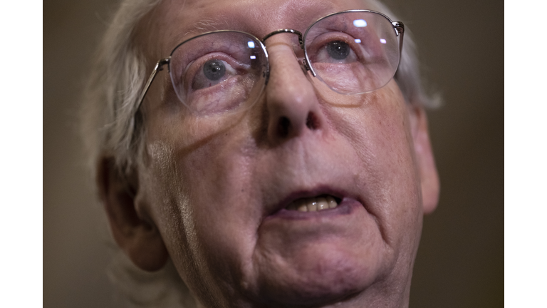 Senators Meet For Their Weekly Policy Luncheons On Capitol Hill