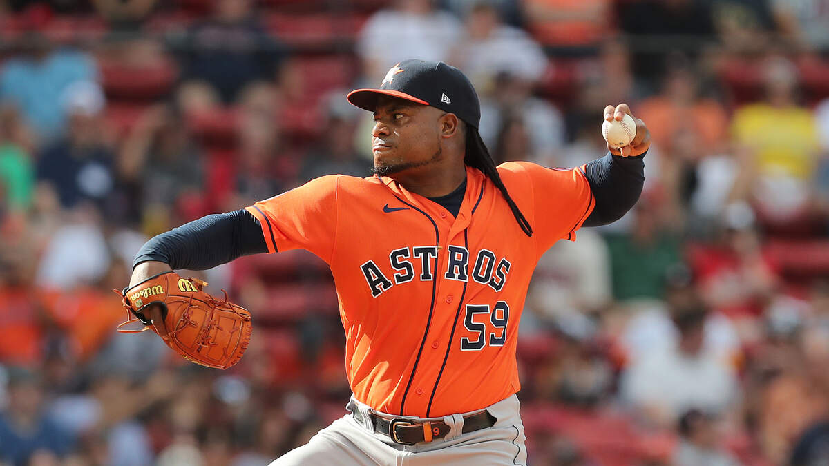 Framber Valdez helps Astros to 7-4 win over Red Sox and first