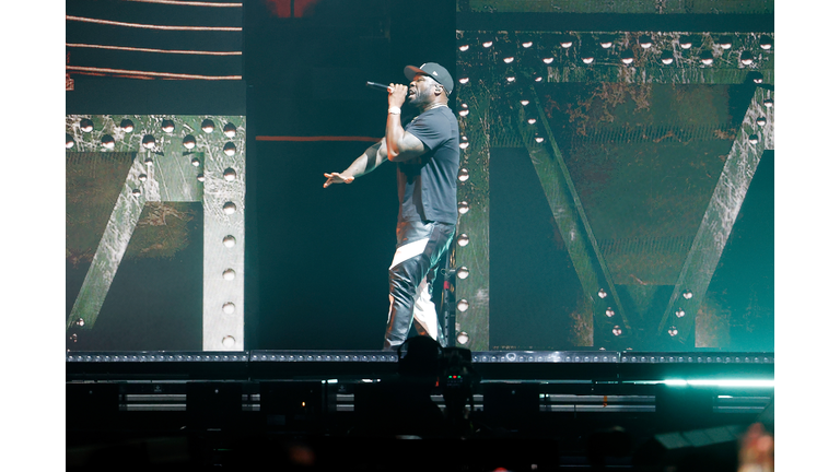 50 Cent Performs At Maverik Center