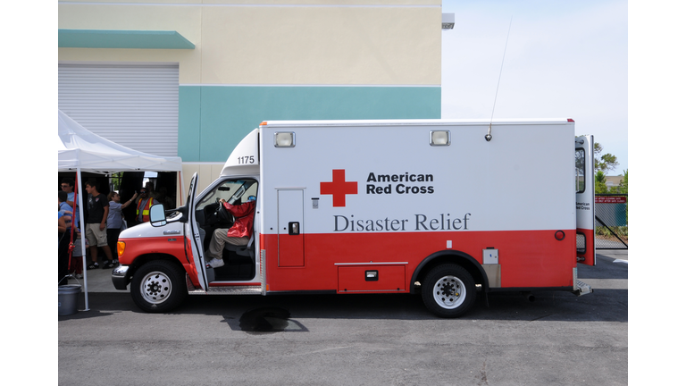Hurricane relief truck