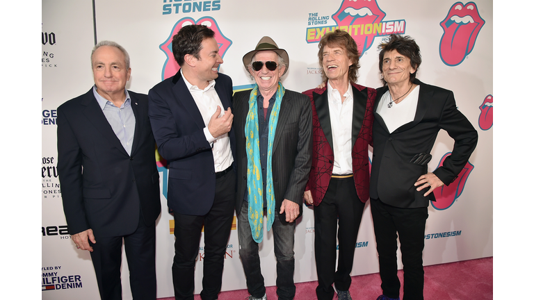 The Rolling Stones celebrate the North American debut of Exhibitionism at Industria in the West Village - Arrivals