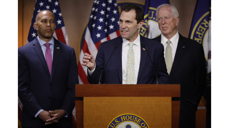 Democratic Leader Hakeem Jeffries Holds Weekly News Conference As Debt Ceiling Debate Continues