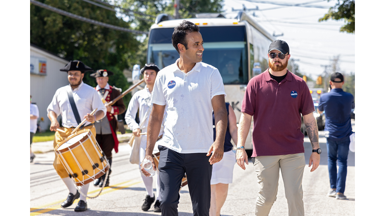 Presidential Candidate Vivek Ramaswamy Attends Labor Day Events In New Hampshire