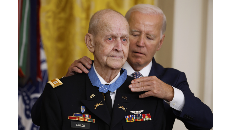 President Biden Awards Medal Of Honor To Vietnam Veteran For Conspicuous Gallantry