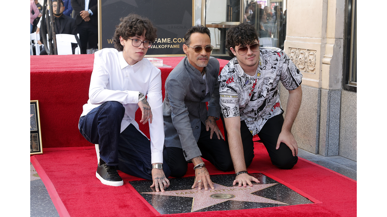 Marc Anthony Honored With Star On Hollywood Walk Of Fame