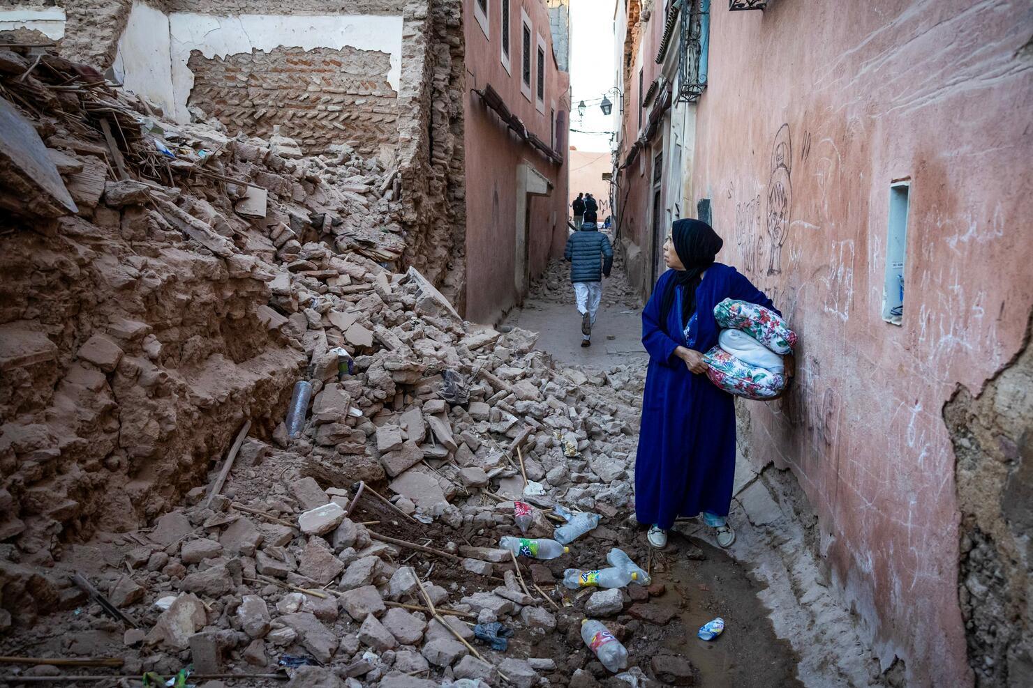 TOPSHOT-MOROCCO-QUAKE