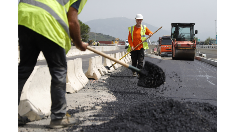 FRANCE-CORSICA-CONSTRUCTION-HEAT WAVE