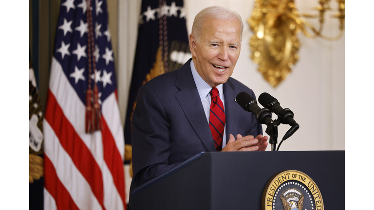 President Biden Speaks On West Coast Port Workers New Contract Agreement