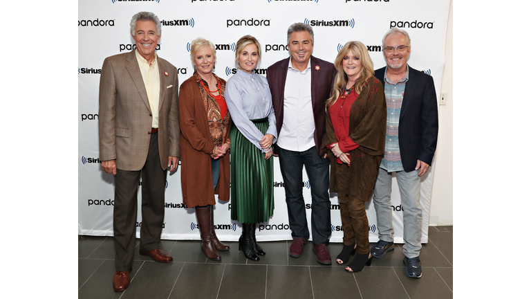 Andy Cohen's Deep And Shallow Interview Special With The Cast Of The Brady Bunch On SiriusXM's Radio Andy Channel At The SiriusXM Studios In New York City