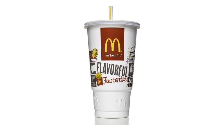 McDonalds plastic soda cup