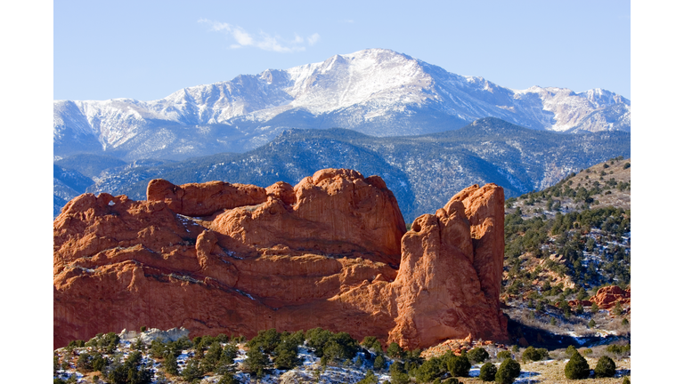 Pikes Peak and Garden of the Gods Colorado Springs