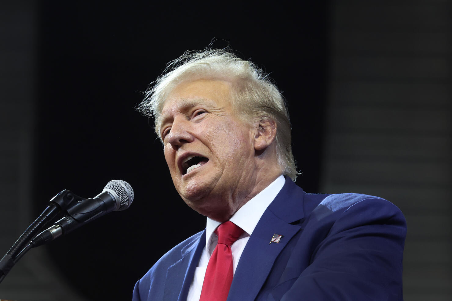 Donald Trump Attends Monumental Leaders Rally In South Dakota