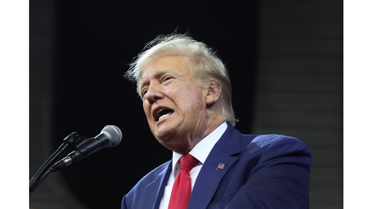 Donald Trump Attends Monumental Leaders Rally In South Dakota