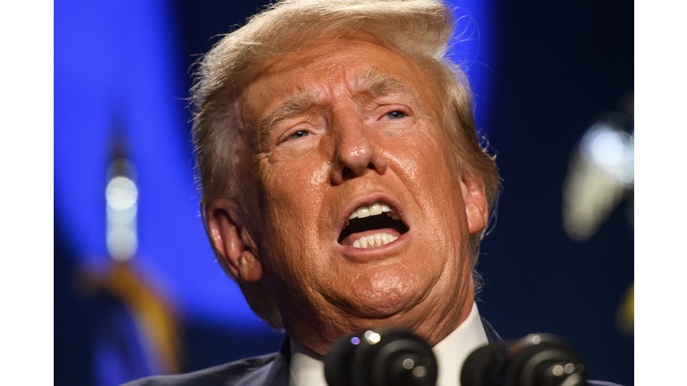 Former President Trump Speaks At The South Carolina GOP Silver Elephant Dinner In Columbia