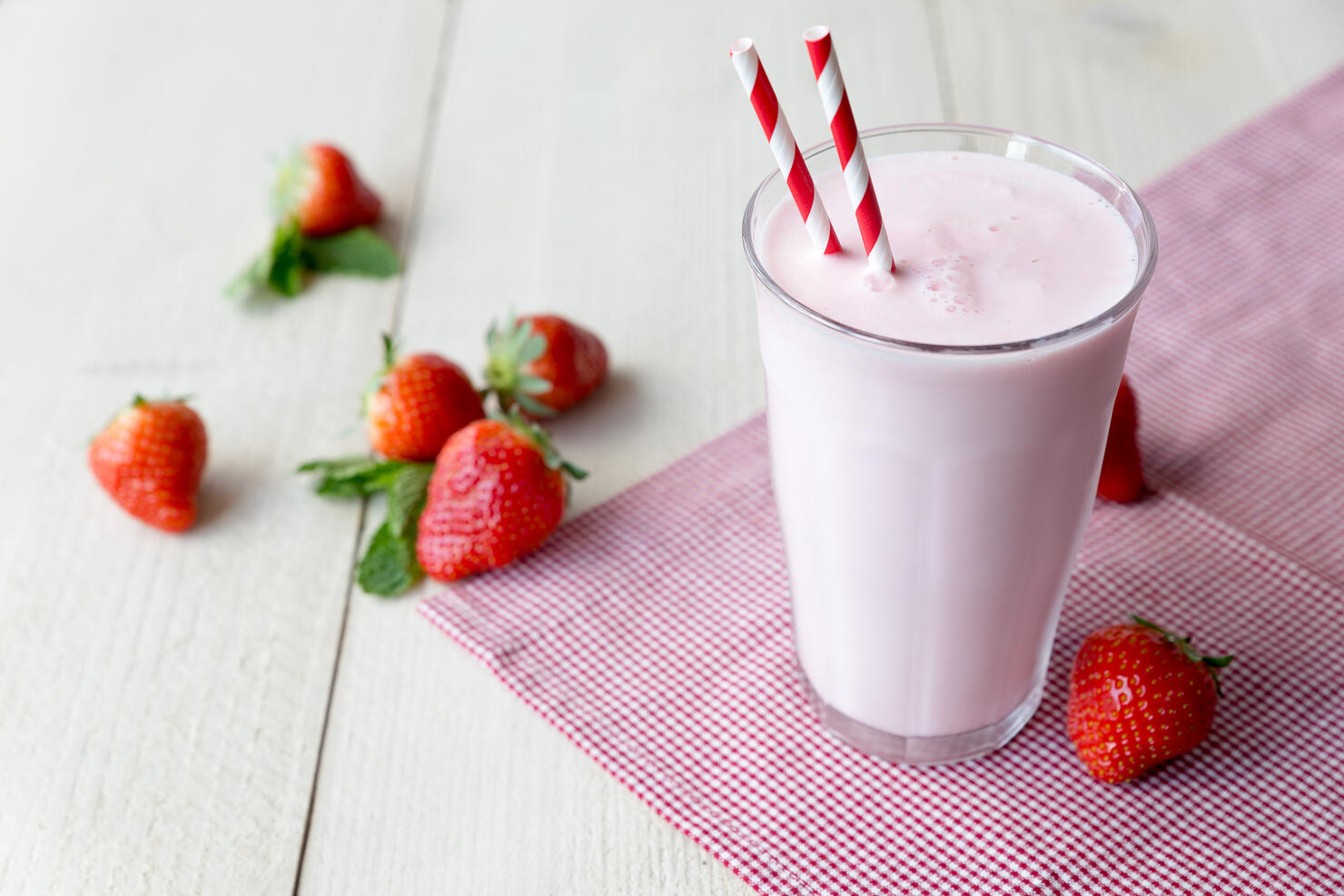 Strawberry milkshake