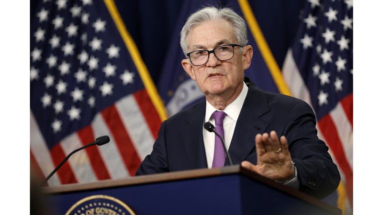 Federal Reserve Chair Powell Holds A News Conference Following The Federal Open Market Committee Meeting