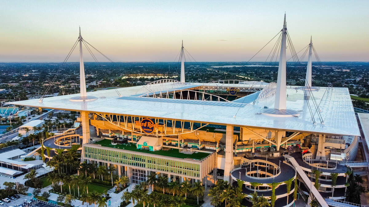 Brightline Kicks Off Football Season with Miami Dolphins End Zone