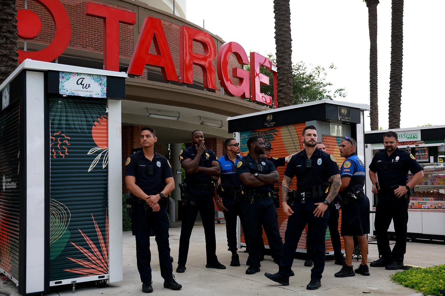 Protestors Hold Boycott Rally Outside A Miami Target Store