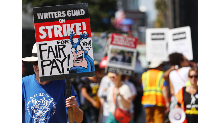 Writers Guild Members Man Picket Lines As Labor Talks Continue