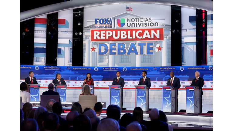 Second Republican Primary Debate Held At Ronald Reagan Presidential Library