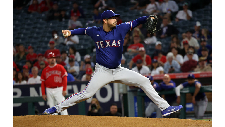 Texas Rangers v Los Angeles Angels