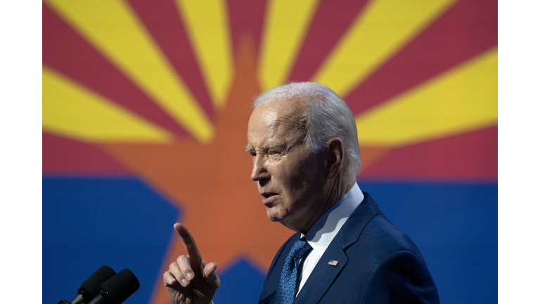 President Biden Delivers Remarks Honoring Late Senator John McCain In Arizona