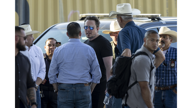 Elon Musk Visits Texas-Mexico Border