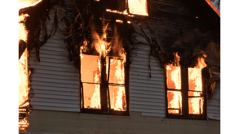 House Ablaze on Fire