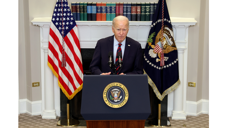 President Biden Delivers Remarks On Administration's Efforts To Cancel Student Debt