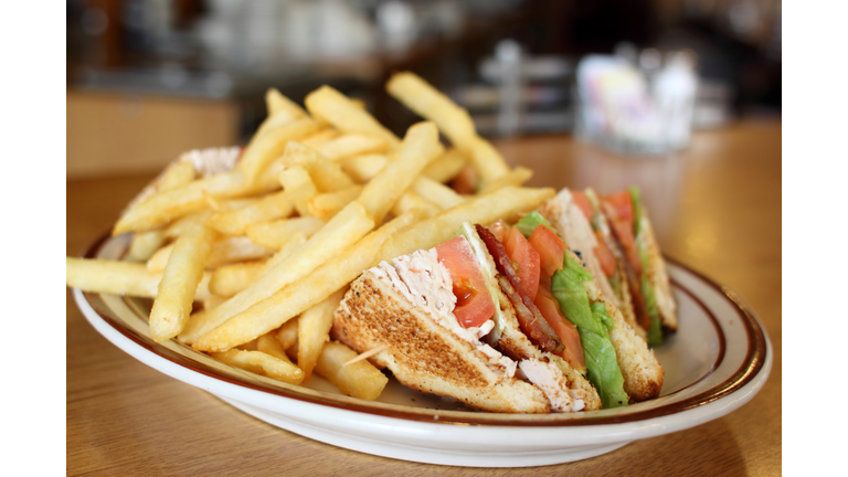 Delicious club sandwich