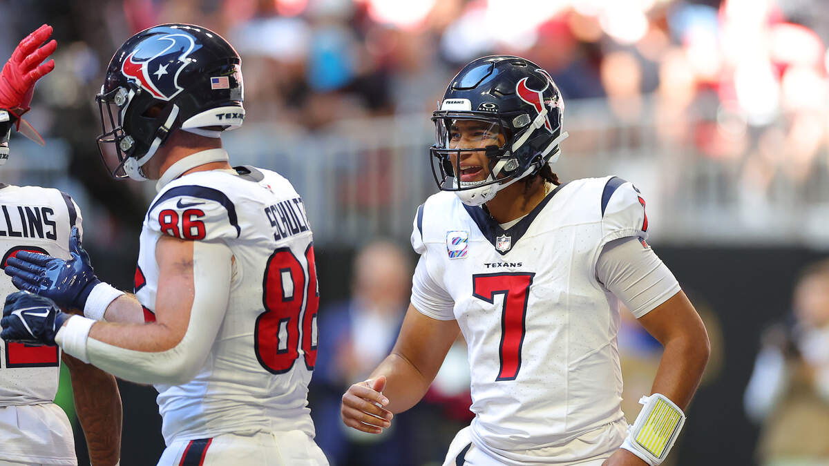 A new name appeared on the Houston Texans injury report, C.J. Stroud's load  management was discussed and offensive coordinator Bobby Slowik shared why  the run game has struggled early.