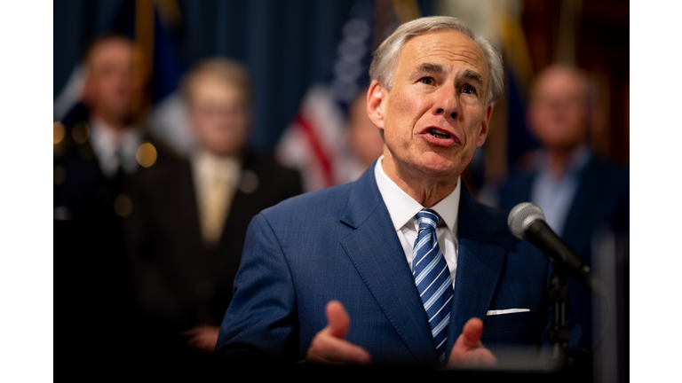 Texas Governor Abbott Holds Border Security Bill Signing At Texas Capitol