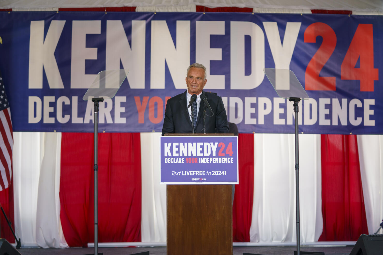 Presidential Candidate Robert F. Kennedy Jr. Makes Campaign Announcement In Philadelphia