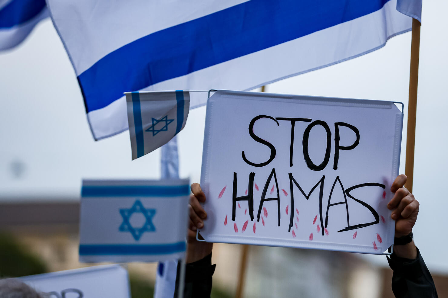 Pro-Israel And Pro-Palestine Demonstrations In Munich
