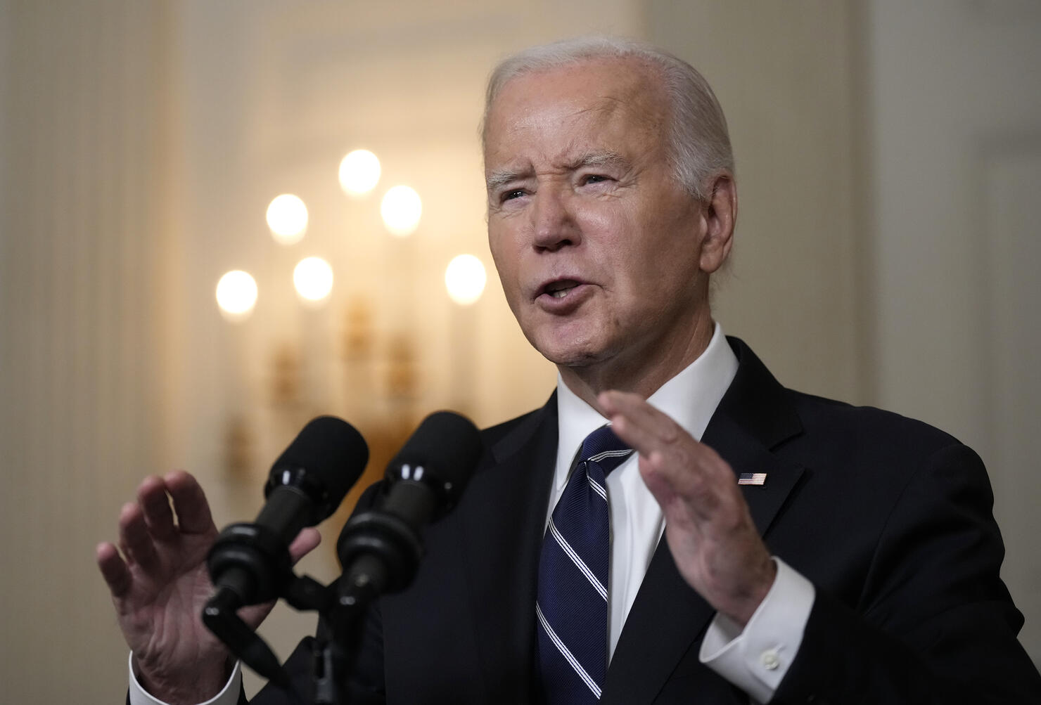 President Biden Delivers Remarks On Terrorist Attacks In Israel