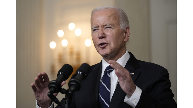 President Biden Delivers Remarks On Terrorist Attacks In Israel