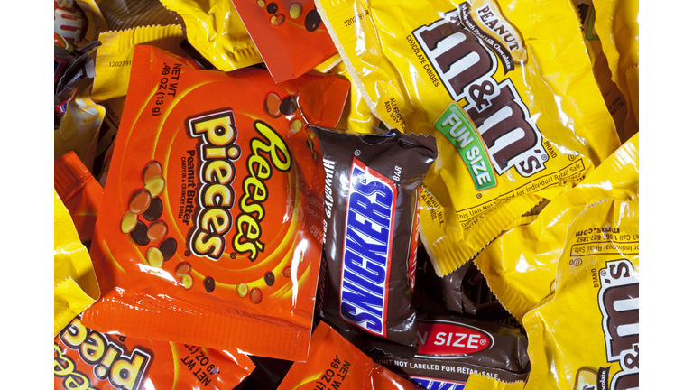 Close Up of Halloween Candy