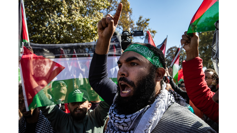 Prayer And Protest At Beyazit Mosque In Istanbul, Amid Israel-Gaza War