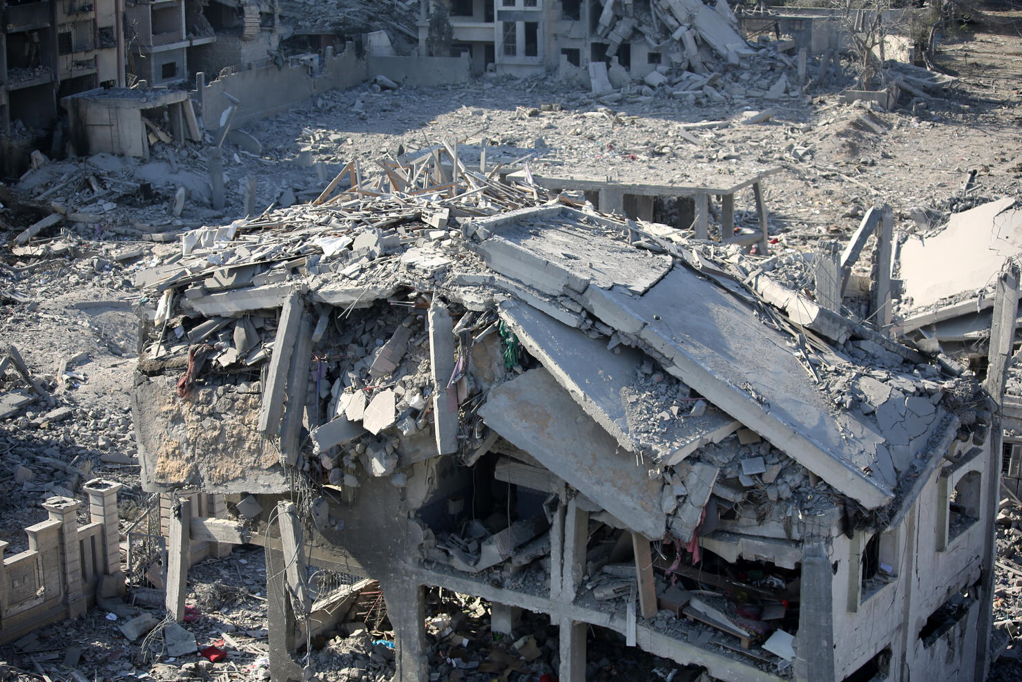 Gaza Comes Under Sustained Bombardment By Israel After Hamas Attacks