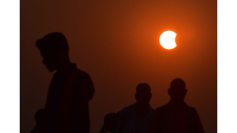 INDIA-SCIENCE-ASTRONOMY-ECLIPSE