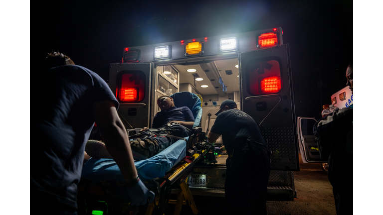 Emergency Medical Services Treat People Amid Continuing Texas Heat Wave