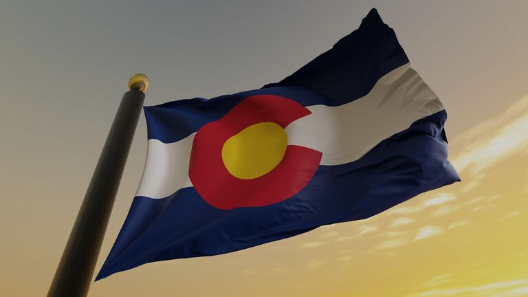 Flag of the US State of Colorado