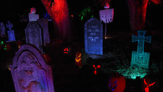 Halloween Displays In Cedar Rapids