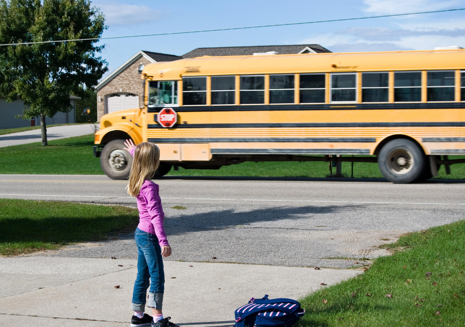 Waving Goodbye