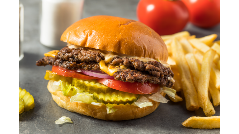 Homemade Cheese Smash Burger