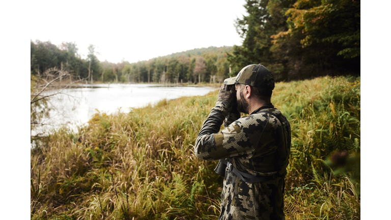 Bow Hunting glassing in the Appalachian Mountains