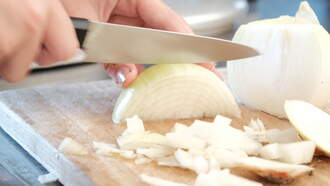 One Trick To Cry Less When Cutting Onions