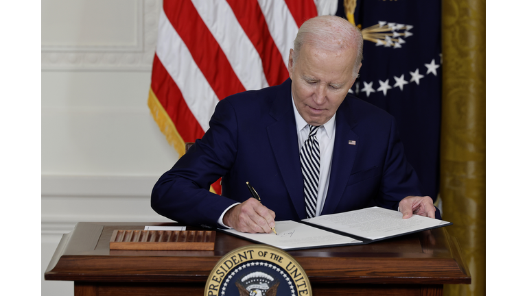 President Biden Delivers Remarks On His Administration's Efforts To Safeguard The Development Of Artificial Intelligence