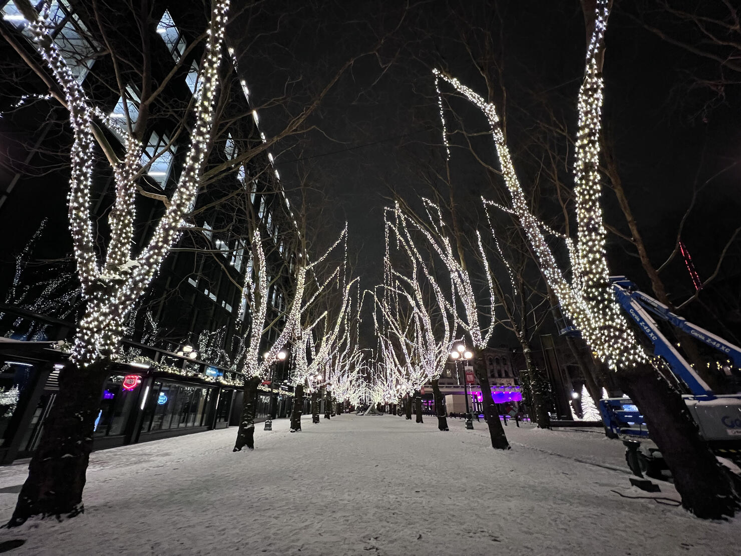 Snowy Seattle